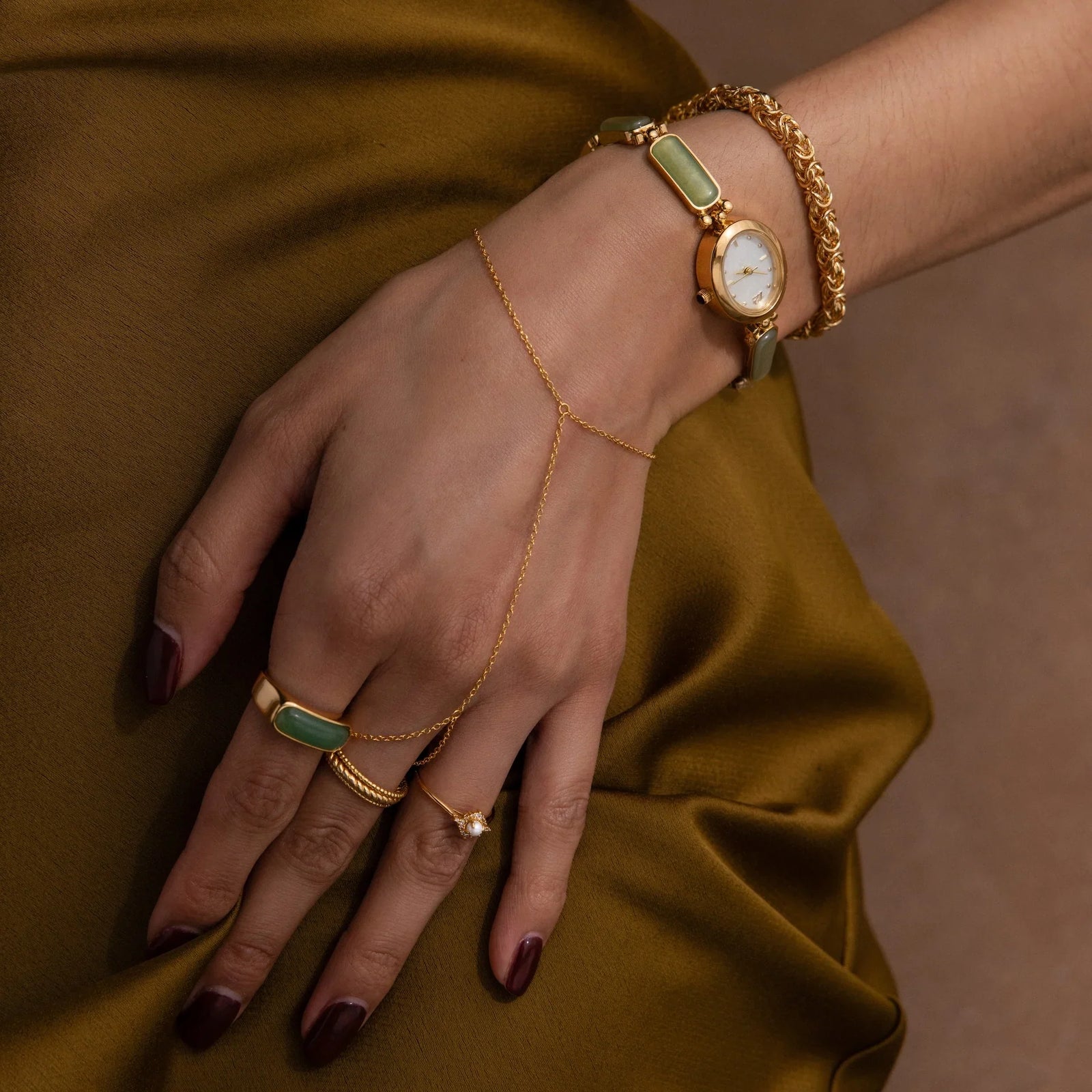 Jade Band Timepiece