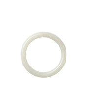 Thin White Jade Bangle