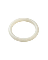 Thin White Jade Bangle