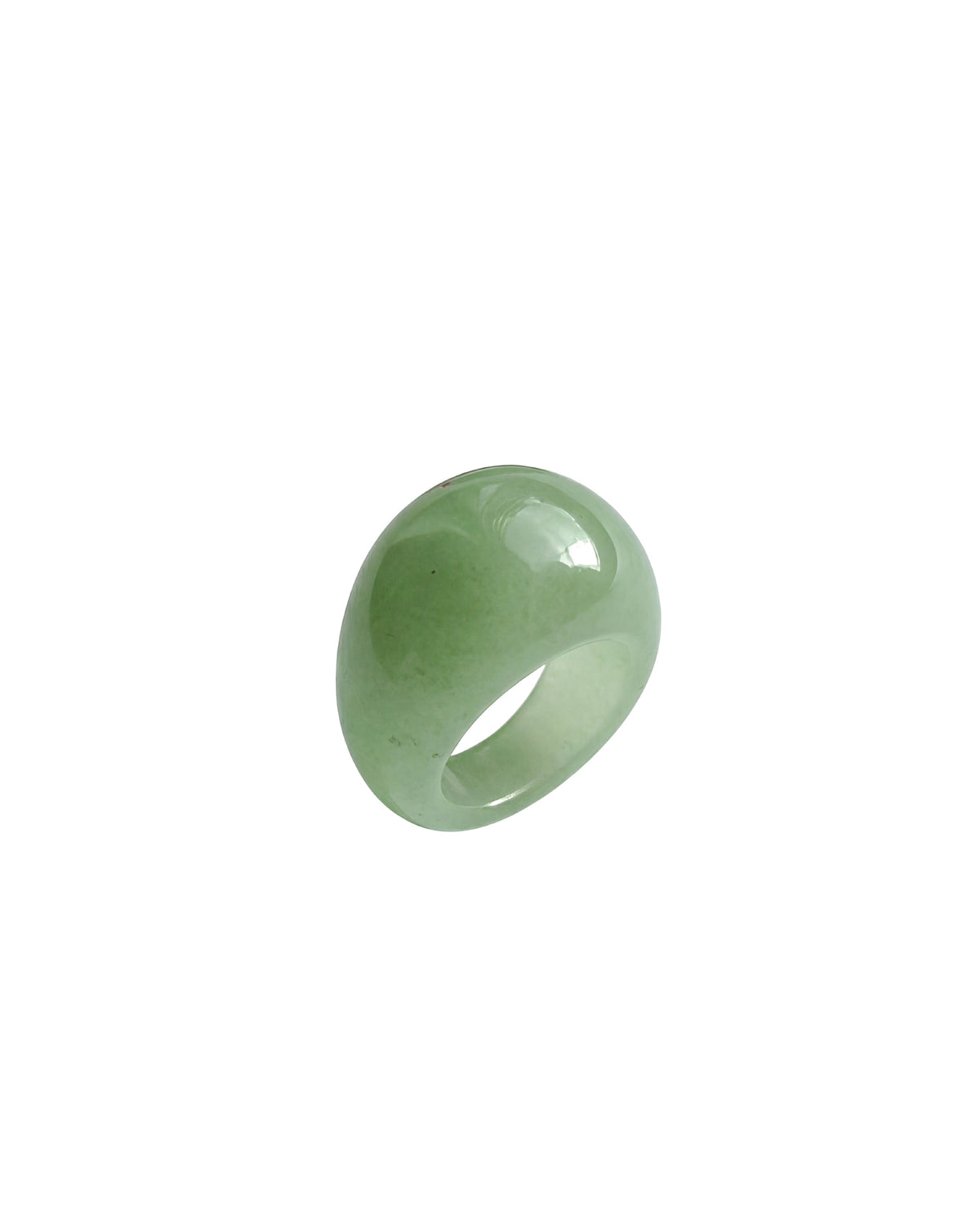 Jade Green Signet Ring