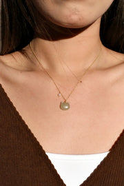 Choupette Cat Jade Pendant Necklace