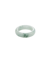 Koi Mottled Green Jade Ring