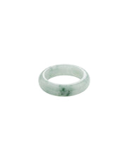 Koi Mottled Green Jade Ring