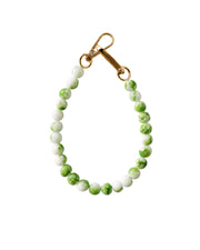 Jade Beaded Bag Charm