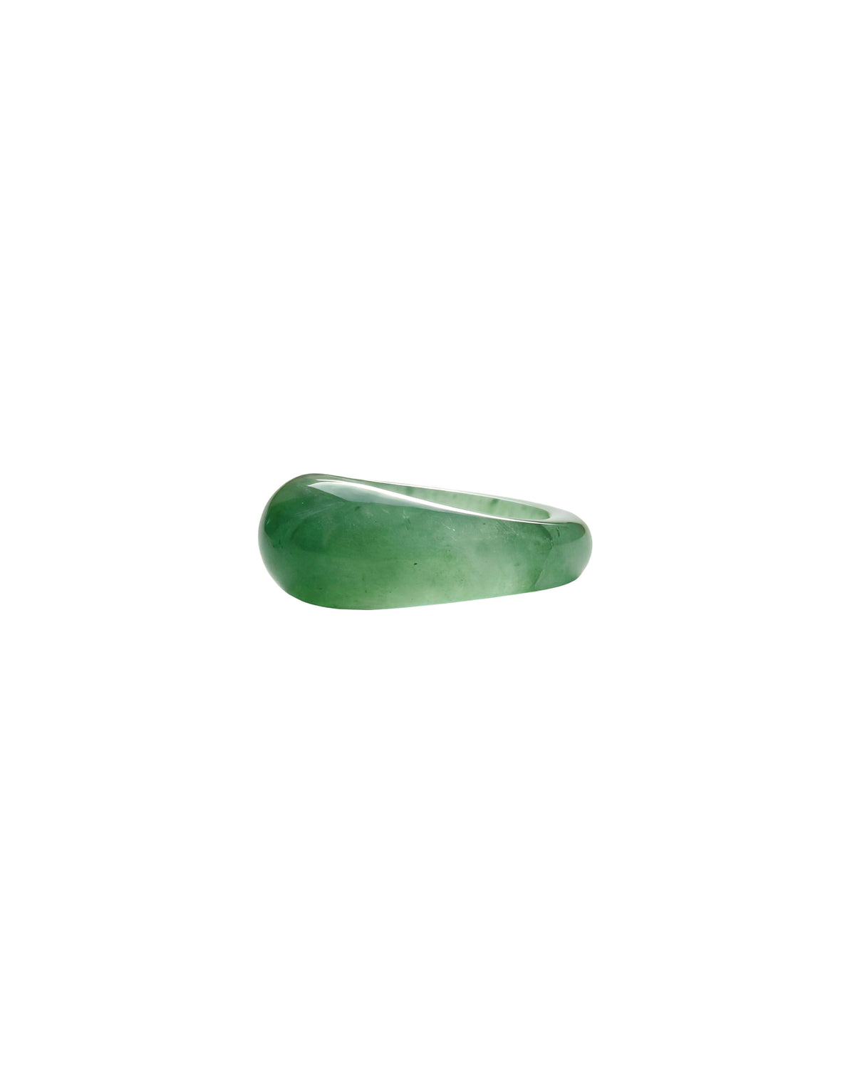 Jade Green Signet Ring