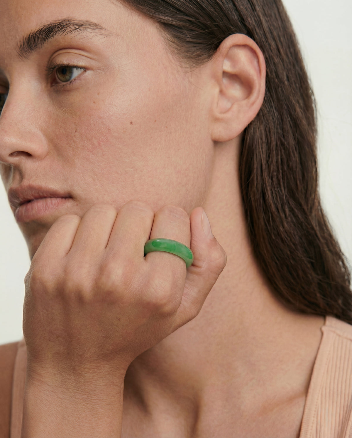 Imperial Green Jade Ring